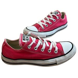 CONVERSE WOMENS ALL STAR CHUCK TAYLOR RUNNING SHOES BUBBLEGUM PINK W: 6 M: 4